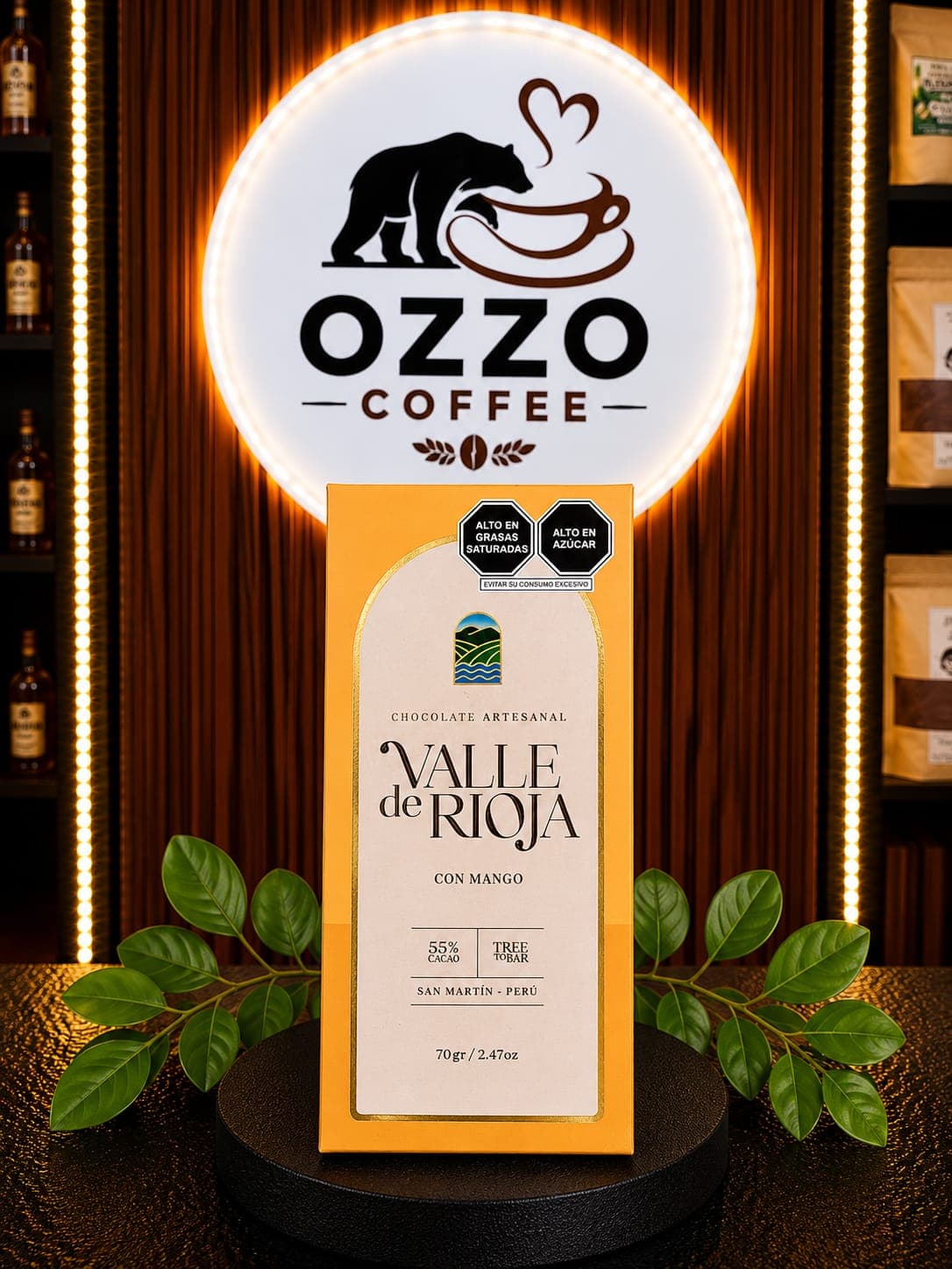 Chocolates Mango Tableta Grande 70Gr, producto de Ozzo Coffee
