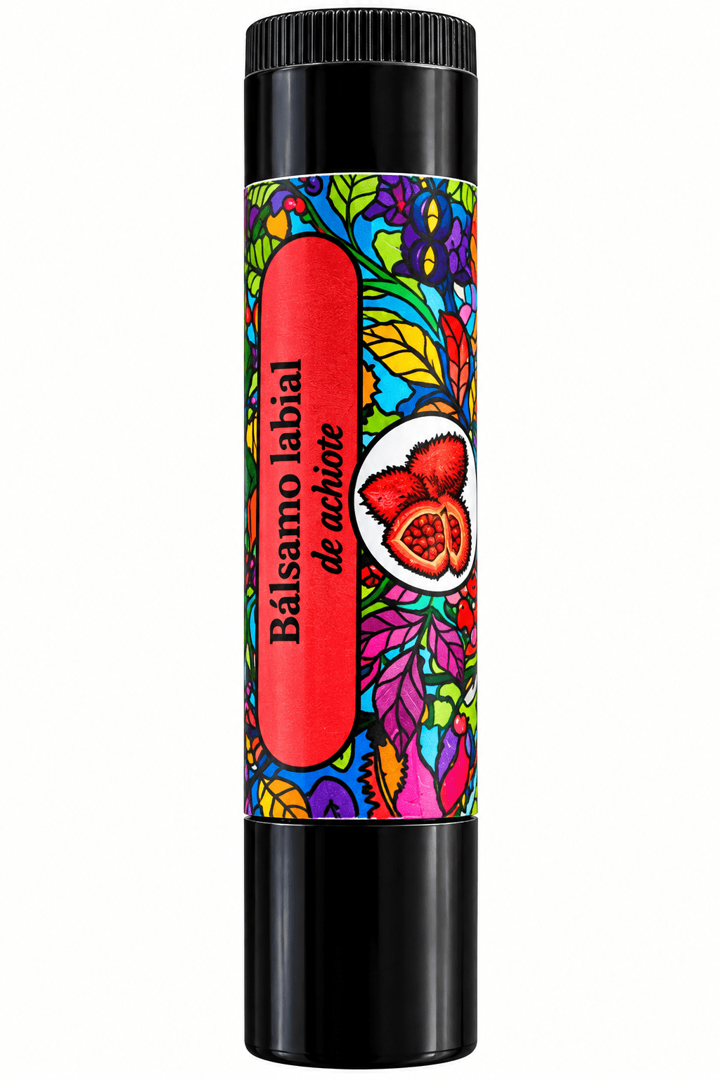 Labial de Achiote Encantos de la Selva, producto de Ozzo Coffee
