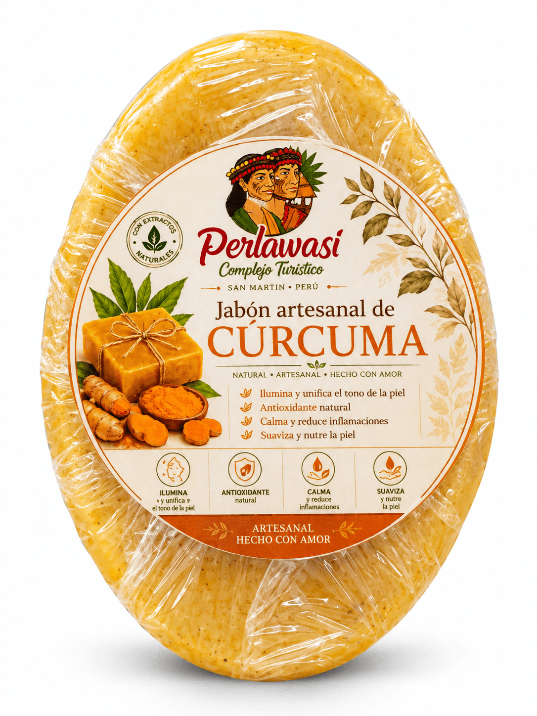 Jabón de Cúrcuma, producto de Ozzo Coffee